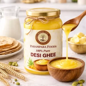 100% pure desi ghee made using traditional bilona method